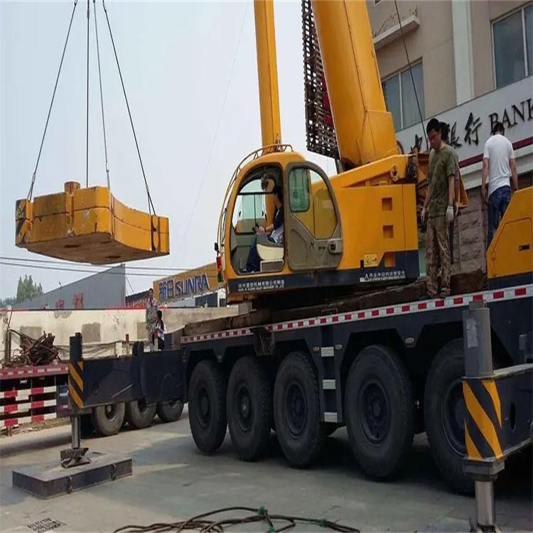 西充当地吊车出租|机器吊装|75吨|工厂搬迁服务